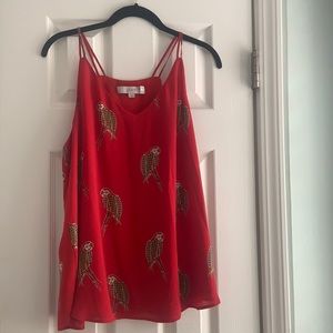 LOFT Red Parrot Camisole LP